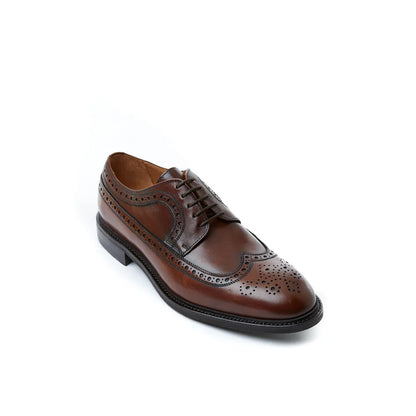 Mahogany Flair Wing tip Derby