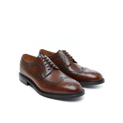 Mahogany Flair Wing tip Derby