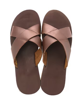 Cognac Cross Slip-on