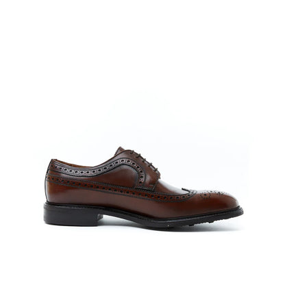 Mahogany Flair Wing tip Derby