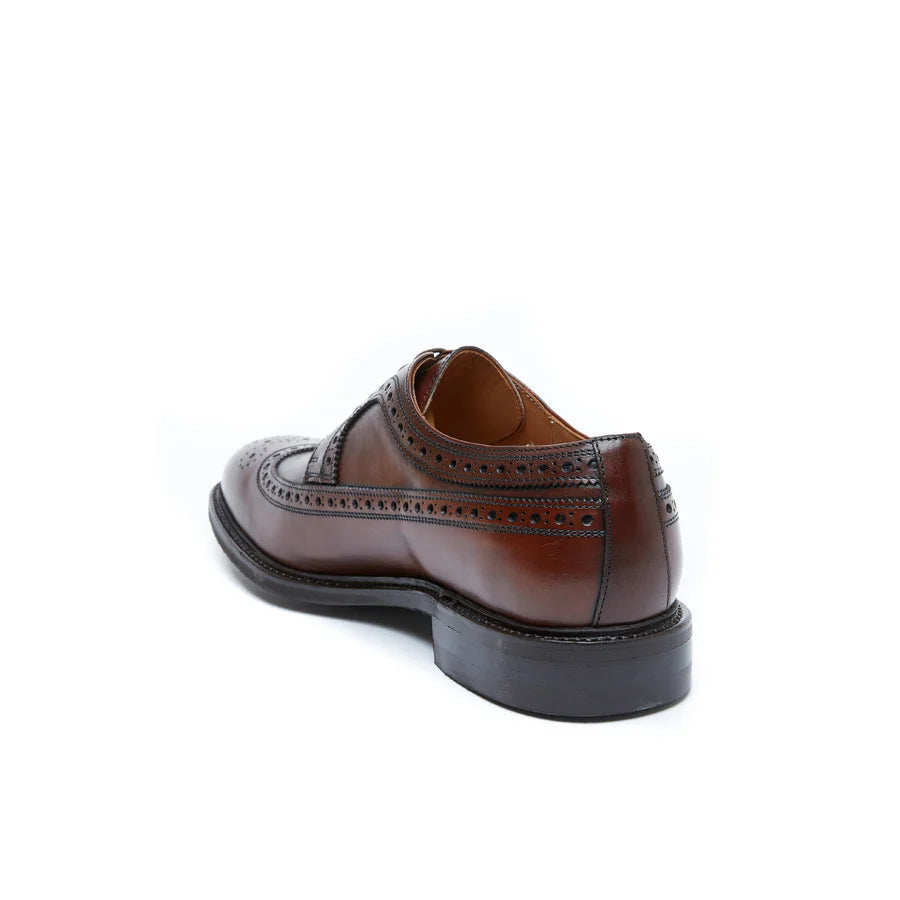 Mahogany Flair Wing tip Derby